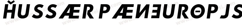 Hussar Paneuropjskich字体转换